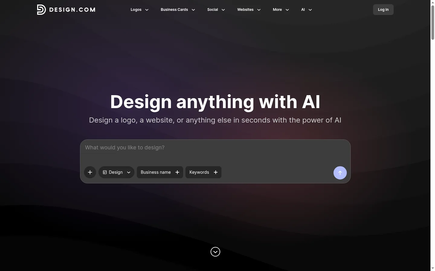 Design.com website screenshot