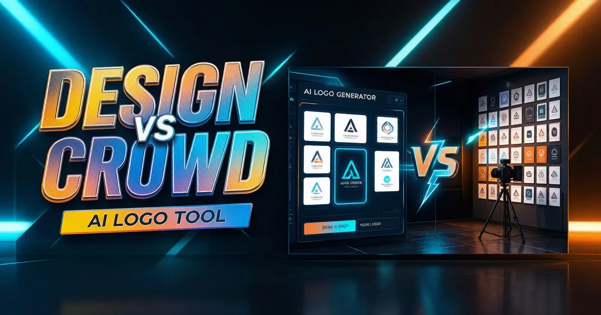 Design.com vs BrandCrowd：AIロゴ作成ツール徹底比較