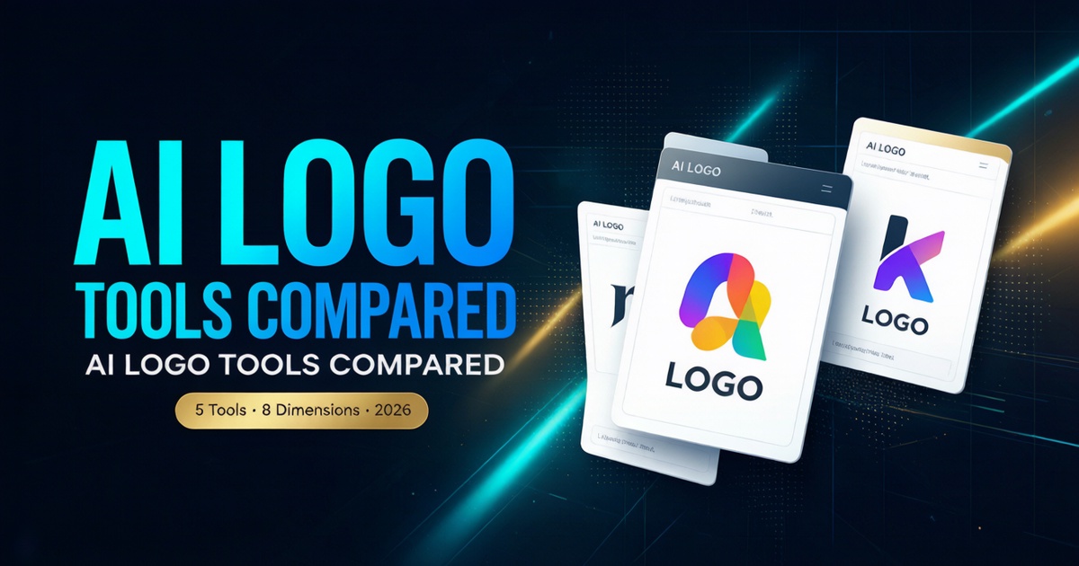 2026 AI Logo 生成器综合对比:Looka vs Design.com vs BrandCrowd vs Tailor Brands vs Canva